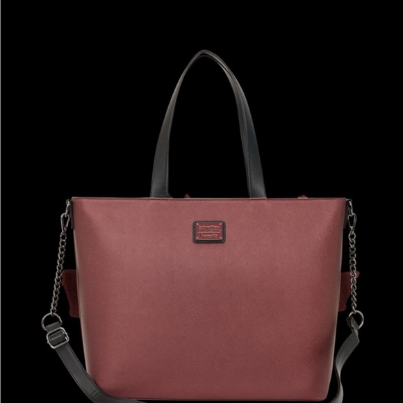 Loungefly Beetlejuice Dantes Inferno Tote Bag with Coin Purse - Picture 3 of 6